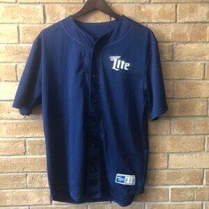 Miller Lite Blue Men's Jersey Shirt